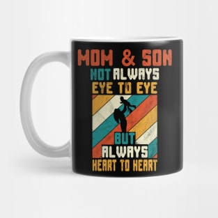 MOM AND SON NOT ALWAYS EYE TO EYE #1 Mug